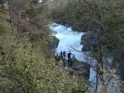 Slettafossen, hvor vi havde en lille pause