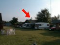 Campingfatter p taget (tager billeder)
